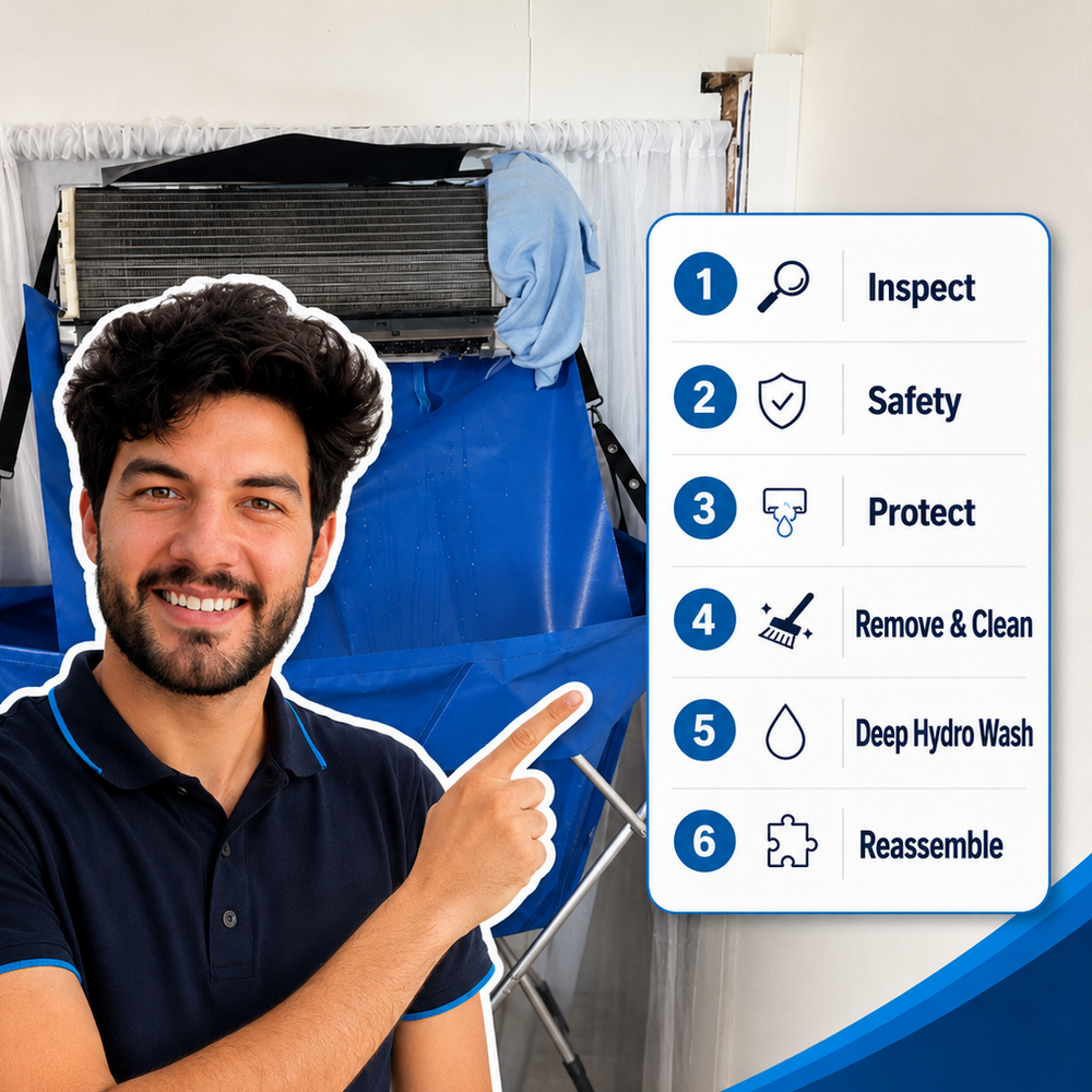What Is Included in a Professional Split System Deep Clean?