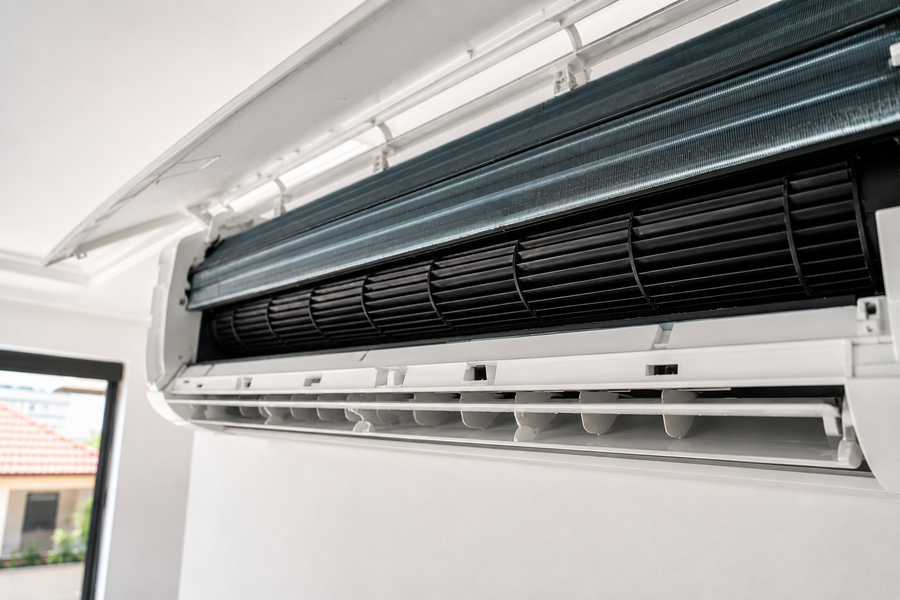 Clean air conditioner airflow path