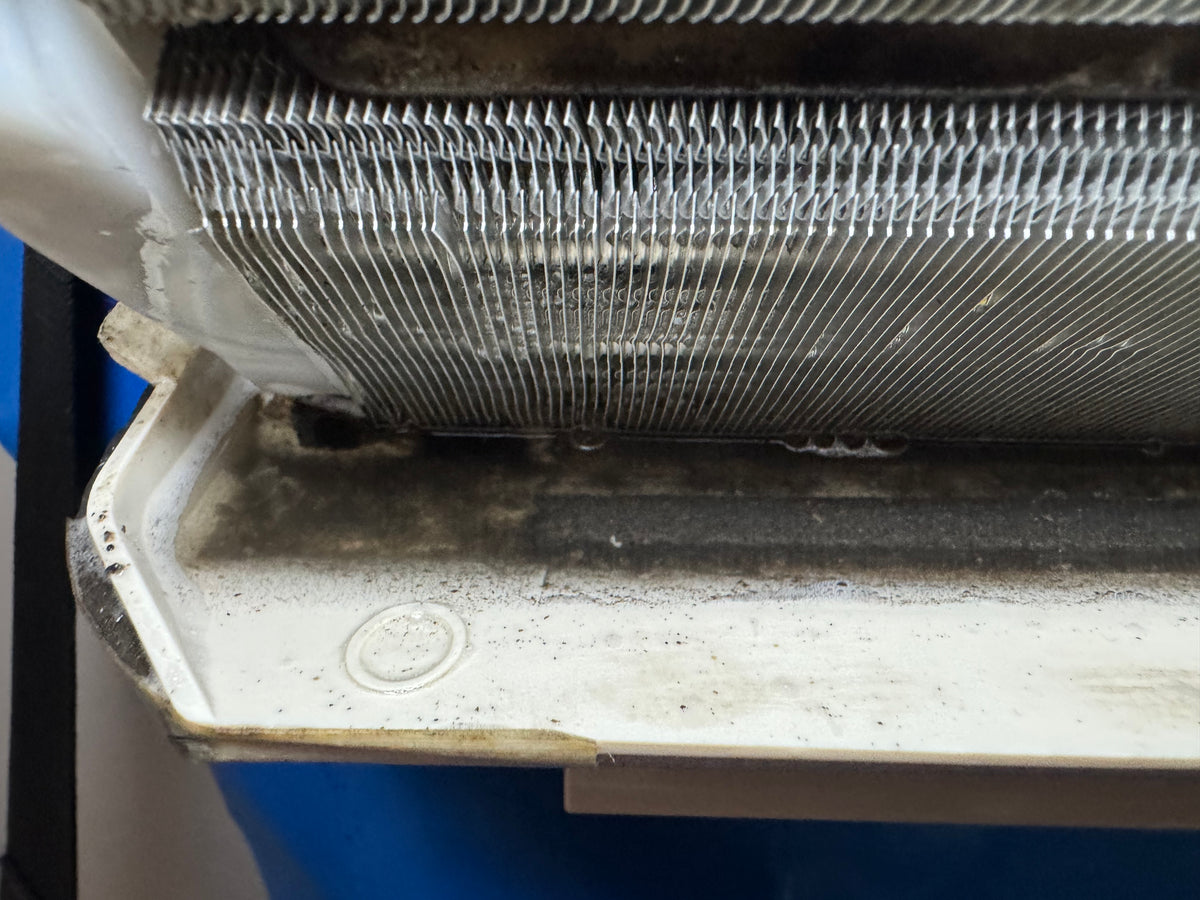 Split system before commercial deep cleaning