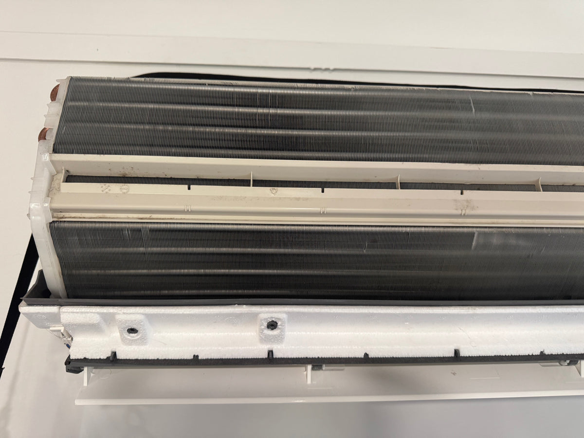Before cleaning: 2 Mitsubishi split systems and outdoor units fully deep cleaned