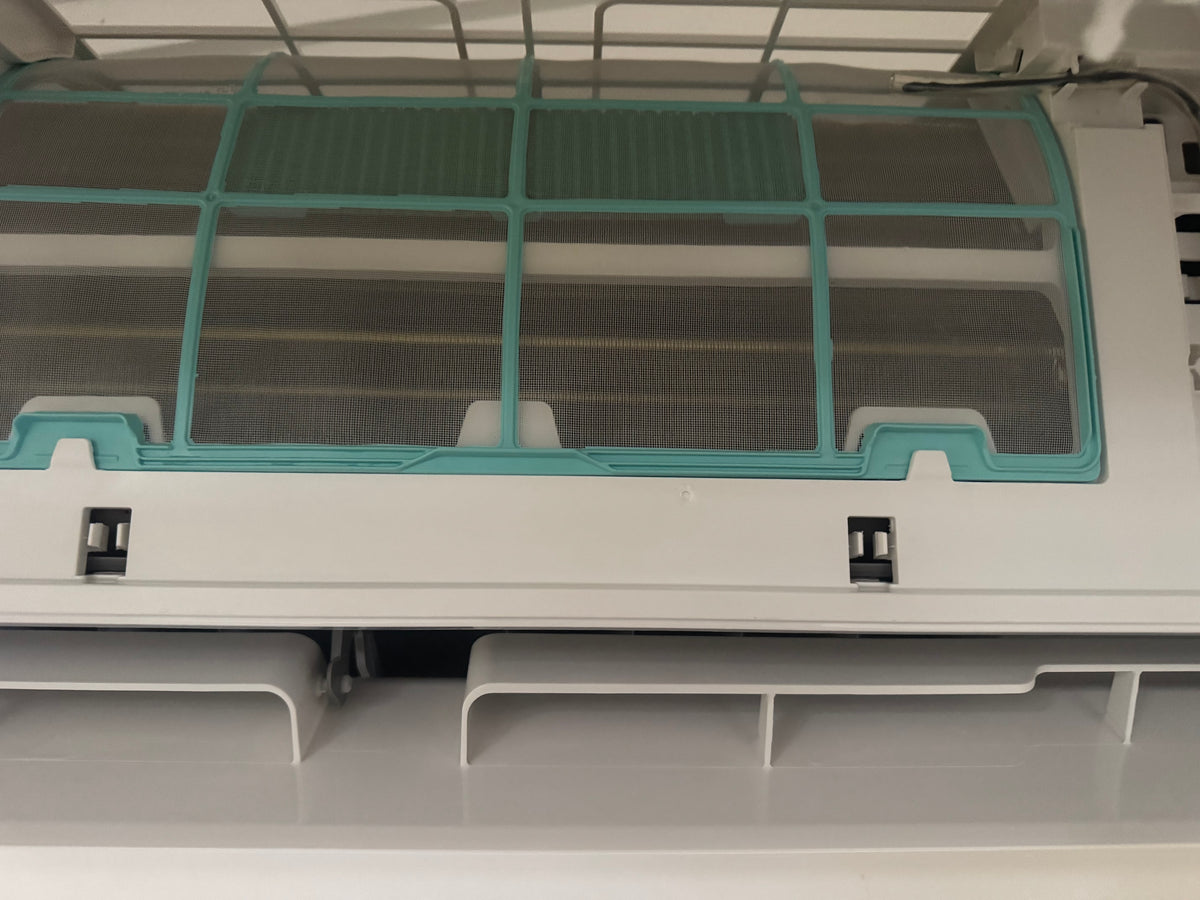 After cleaning: 1 split system deep cleaned - Mould + Dust
