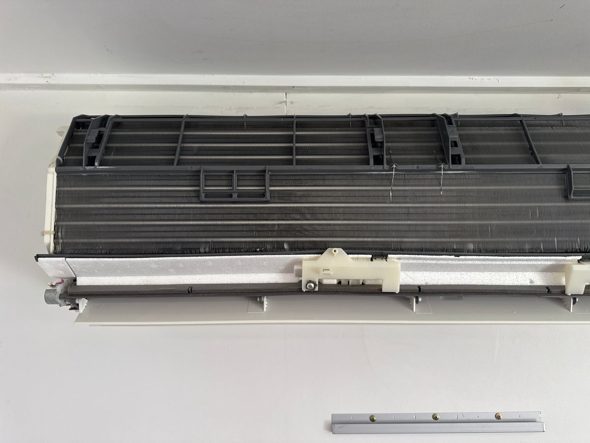 After cleaning: 2 split systems deep cleaned - Dust + Musty smell