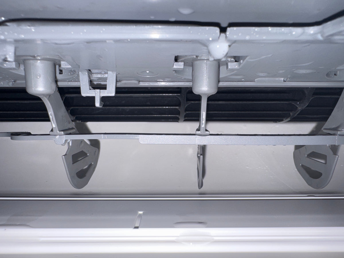 After cleaning: 1 split system deep cleaned - Mould + Dust