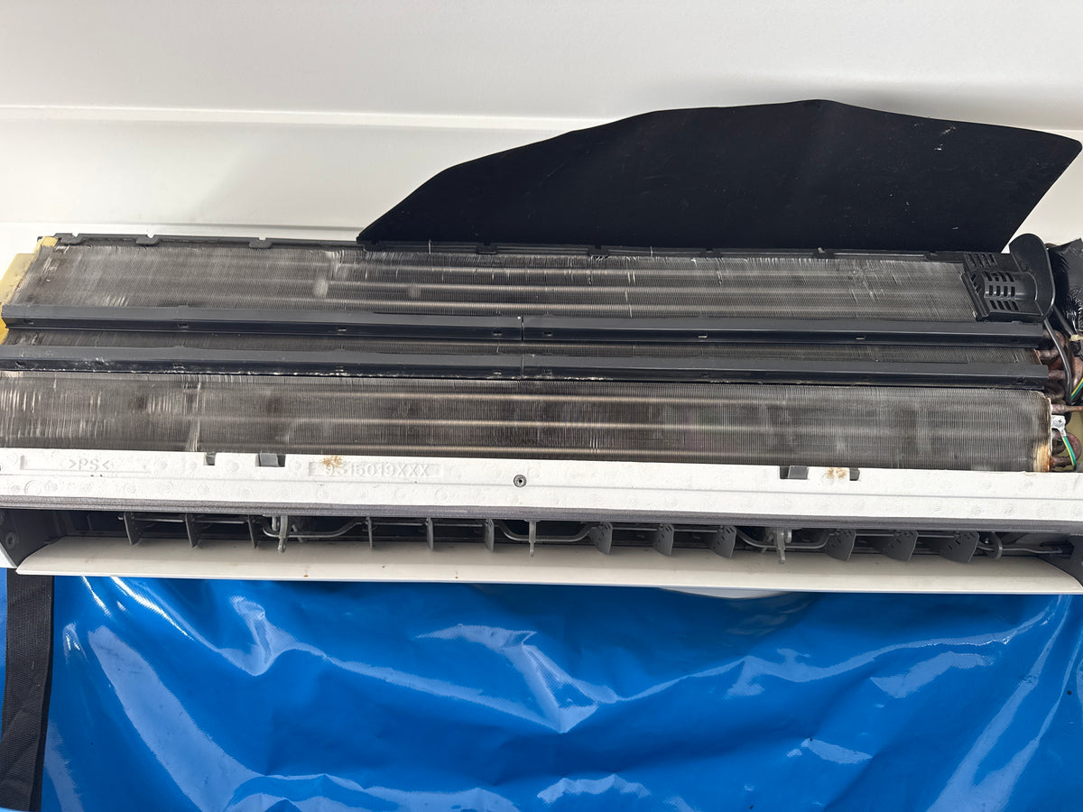 Before cleaning: 1 split systems deep cleaned - Dust + Musty smell