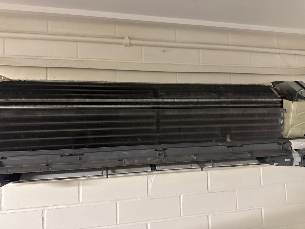 Before cleaning: 4 split systems deep cleaned - Mould + Dust
